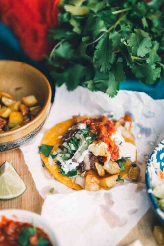 Crispy garnachas are a tasty street-food favorite